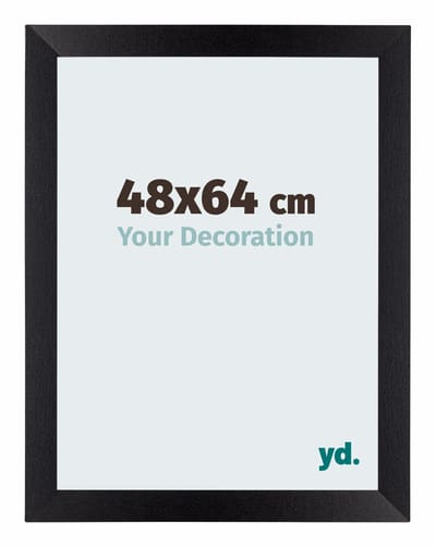 Your Decoration - Puzzellijst 48x64 cm - Zwart Mat - Puzzellijst 500-1000 stukjes - MDF Fotolijst - Mura
