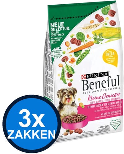 3x Beneful - Kleine Genieter - Hondenvoer Droogvoer - 1.4 kg