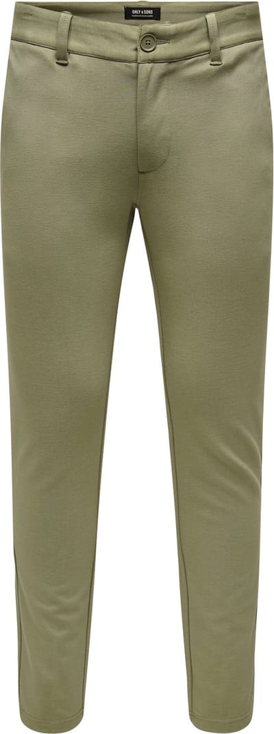 Only & Sons Heren Chino Broek ONSMARK slim Groen 36W / 32L Volwassenen