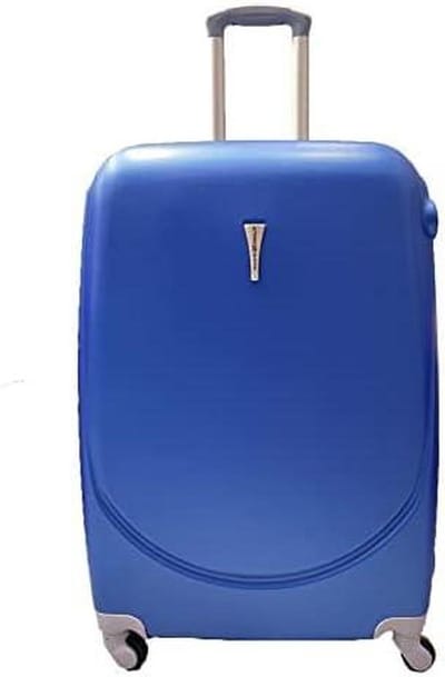 Reis Koffers Set - Bagage Trolley - Veilig Reizen - Krasbestendig ABS - 3 Delig - Parelblauw