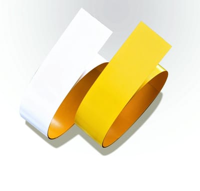 Proline vloermarkering tape STAAL geel - 6000 x 75 mm (lxb)