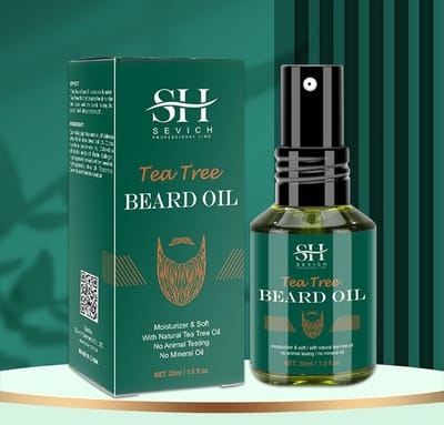 Tea Tree Baardolie - Baard Olie - Tea Tree - Baardgroei - Vollere Baard - Baardverzorging