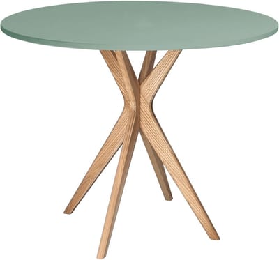Ronde Eettafel - Keukentafel - Gezellig Tafelen - Pootloos Ontwerp - 90 cm Diameter - Groen