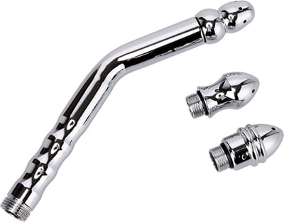 Fixxx - Intiem Douche - Vaginaal en Anaal te Gebruiken - Drie Koppen - Zilver