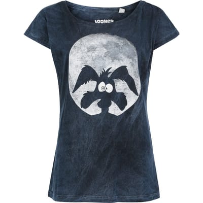Looney Tunes T-shirt - Coyote - Moonlight - S tot 4XL - voor Vrouwen - meerkleurig