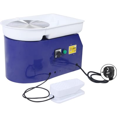 350W 24cm Borstelloze Elektrische Pottenbakkersschijf Machine voor Student en Amateur EU Plug