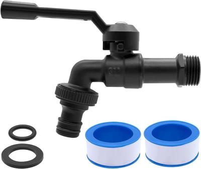 Buitenkranen van Messing 1/2 Inch voor Tuin, Vorstbestendig tot -20°C, Warmtebestendig tot 120°C, Tuinkraan met Slangaansluitingen