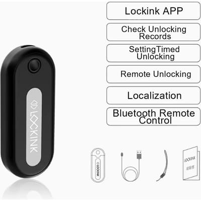 Slimme Kuisheidssleutelkluis voor Mannen, ABS+Hars Lockbox met Mobiele APP-bediening, Sleutelhouder voor Kuisheidskooi & Afstandsontgrendelingsapparaat black