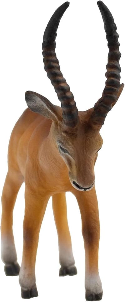 Bullyland 63693 – Speelfiguur Impala Antilope – ca. 8,5cm – levensecht en detailrijk vormgegeven – ideaal als educatief speelfiguur, decoratie of klein cadeautje voor kinderen vanaf 3 jaar