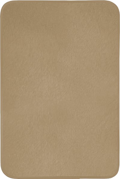 Badmat 60x90 cm - Antislip - Palet - Beige - Interieur - Badmatten voor badkamer - Badkamermat - Douchemat - Badkamer mat