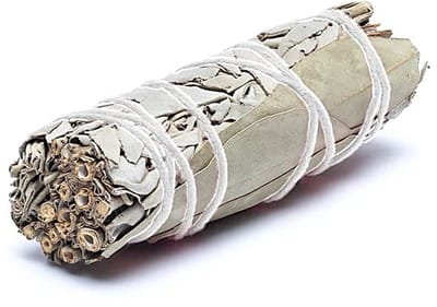 Witte salie smudge met eucalyptus – salvia apiana - reinigen - set van 4 stuks