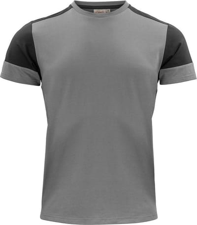 Printer Prime T-Shirt Heren Staalgrijs/Zwart - Maat 3XL