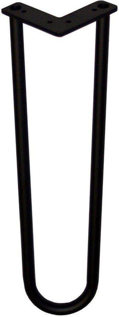 FLE - Stalen hairpin zwart hairpin ø 1,2 cm en hoogte 40 cm