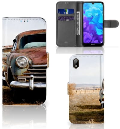 Huawei Y5 (2019) Telefoonhoesje met foto Vintage Auto