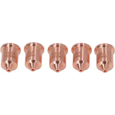 5 Pièces 220990 Pointe de Buse Laiton Torche de Coupe Plasma Pointe de Buse pour PMX 65 85 105 125A Consommables