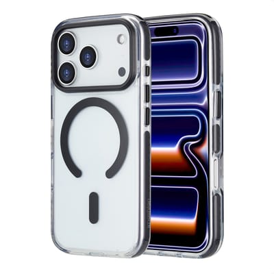 imoshion Hoesje - Geschikt voor iPhone 17 Pro - Combat geschikt voor MagSafe Backcover - Zwart