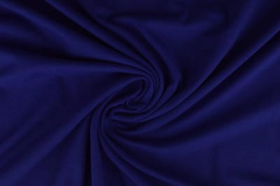 Katoen tricot stof - Donkerblauw - 10 meter