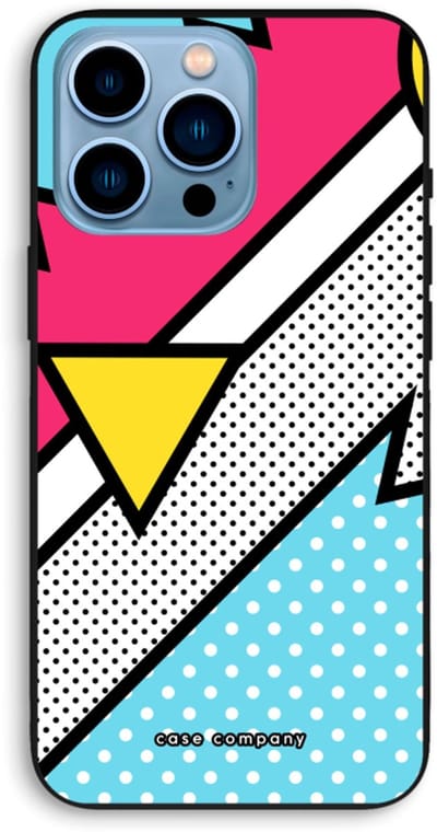 Case Company® - Hoesje geschikt voor iPhone 13 Pro Max hoesje - Pop Art #3 - Biologisch Afbreekbaar Telefoonhoesje - Bescherming alle Kanten en Schermrand
