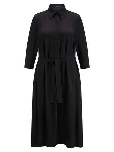 Jurk 7/8-mouwen Van Emilia Lay zwart
