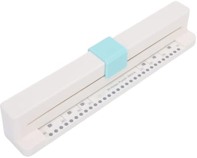 Dailygoods- Ponsmachine 30 Gaten - Draagbaar - Handmatige Pons - Voor A4/B5/A5/B6/B7 - Notitieboeken/Planners - Schokbestendig - Perforator