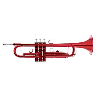 Student Trumpet by Gear4music, Red