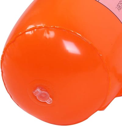 Opblaasbare Hangmat - Drijvend Waterbed - Ontspannen in water - Opvouwbaar & draagbaar - Compact formaat - Oranje