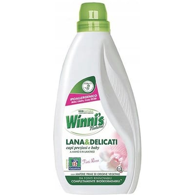Lessive liquide pour laine et textiles délicats lavatrice liquido lana&delicati 750ml - winni's