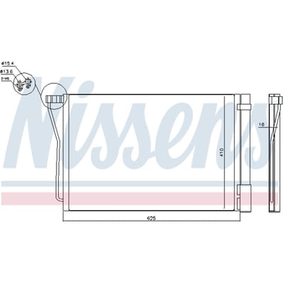Condensator, airconditioning NISSENS 940418