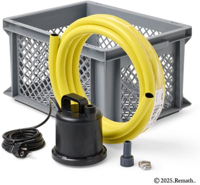 Sicce Ultra Zero set VIP (5m slang 3/4" - slangtule - slangklem - krat) - vlakzuiger - kelderpomp - vlakzuigpomp - Plug&Play set