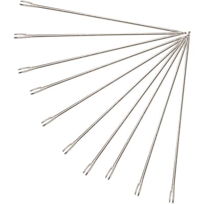 10 stuks Poppenhaar Naald Rerooting Tool Poppenhaar Breinaald Reroot Poppen Maaknaald 0.6mm 0.6mm