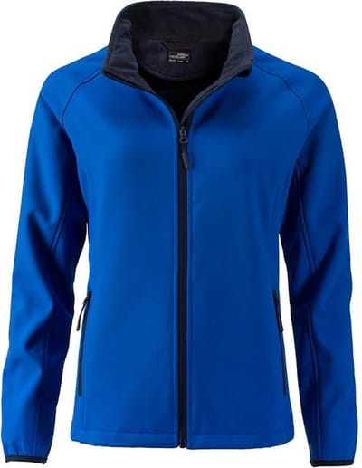 James and Nicholson Dames/dames Promo Softshell Jacket (Nautisch blauw/navy)