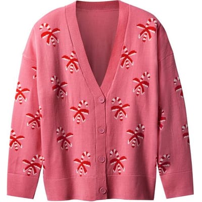 esmara Dames kerstvest (Roze, XS (32/34))