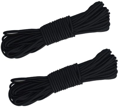 Dailygoods- Elastisch Touw 4mm x 10m - Rekbaar Rubberen Koord - Waterdicht - UV-bestendig - Outdoor Beveiliging - Geschikt voor Tent/Hangmat - Bungee Cord