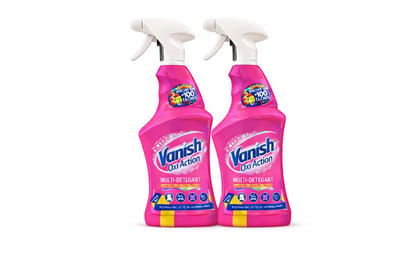 Vanish Oxi Action Spray Vlekverwijderaar – 2 x 750 ml – Krachtige Vlekverwijdering voor Textiel
