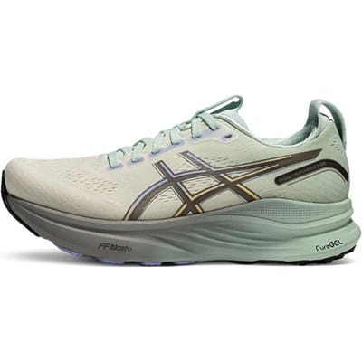 ASICS Gel Kayano 32 CP Dawn Till Dusk Serie Dames Sneakers Grijs Bleek-Eik Zwart 1012B976-200 36