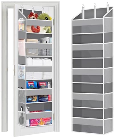 Hangorganizer met 5 Vakken voor Badkamer en Camping - Ruimtebesparende Deurorganizer