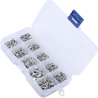 500 Stuks M2 Aluminium Platte Kop RIVETS, Solide RIVETS van 3mm-18mm Lengte voor Mes Handvatten en Diverse Toepassingen