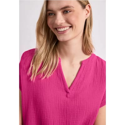 Blouse shirt van mousseline