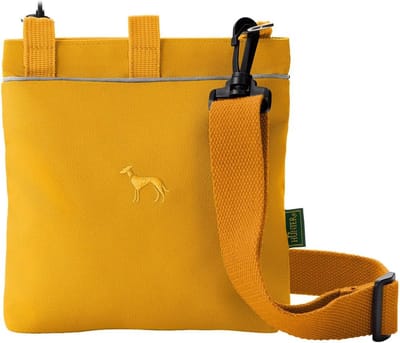 Schouder Snacktas - Honden Traktatie Tas - Training en Wandelen - Gemaakt van gerecyclede materialen - One-size - Mosterdgeel