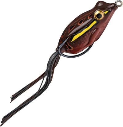Kikker Aas - Zwem Aas - Vissen - Realistische Actie - 6 1/4-Inch - Koper Kikker