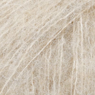 DROPS Brushed Alpaca Silk Uni Colour - 04 lichtbeige - Wol Garen