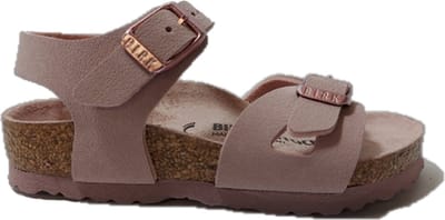 Birkenstock Rio Kids Sandalen Lavender Blush Narrow-fit |  Roze | Imitatieleer | Maat 35