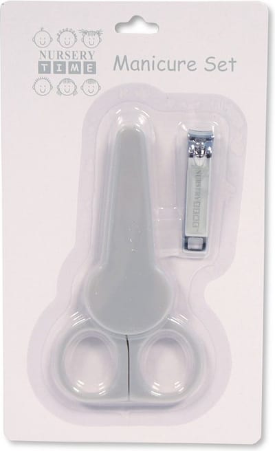 Nursery Time Manicureset Baby Grijs 2-delig
