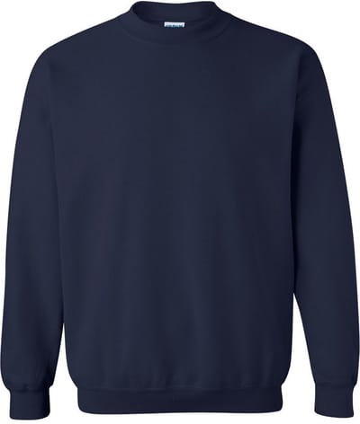 Gildan Zware Blend Unisex Adult Crewneck Sweatshirt voor volwassenen (Marine)
