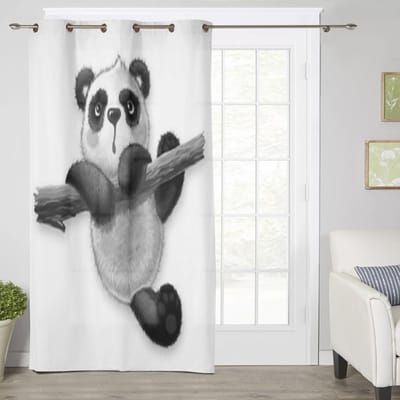 Halloween Pompoen Horror Gordijnen voor Slaapkamer Woonkamer Raamgordijnbehandelingen Jaloezieën Keuken Huisdecoratie Draperieën 135W x 60H(cm) x1