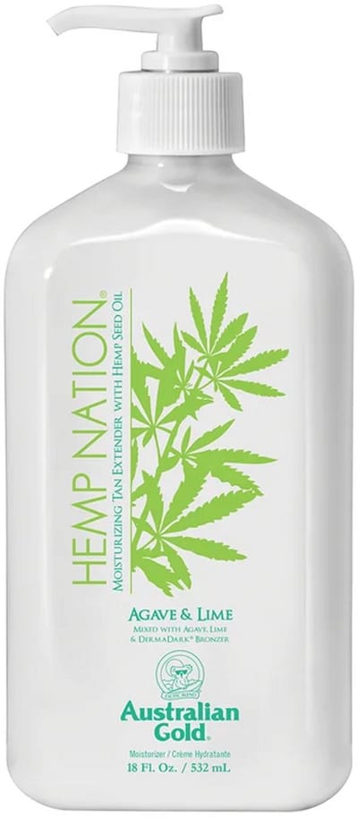 Australian Gold - Hemp Nation - Agave and Lime - 535 ml - Aftersun