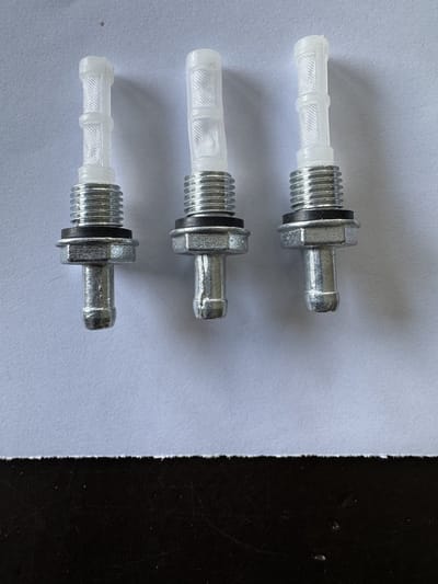 Benzinefilter ( 3 Stuks ) van Metaal passend op Honda GX160/200 OEM 16955-ZE1-000 Merk BPC Parts