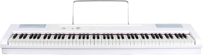 Digitale piano 88 toetsen - incl. pedaal en lessen - Wit Fazley FSP-500-W