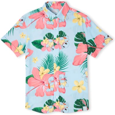Pokémon Squirtle Print Shirt - Blue - M