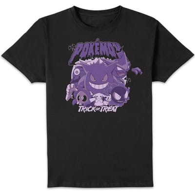 Pokémon Trick Or Treat Men's T-Shirt - Black - 4XL - Zwart